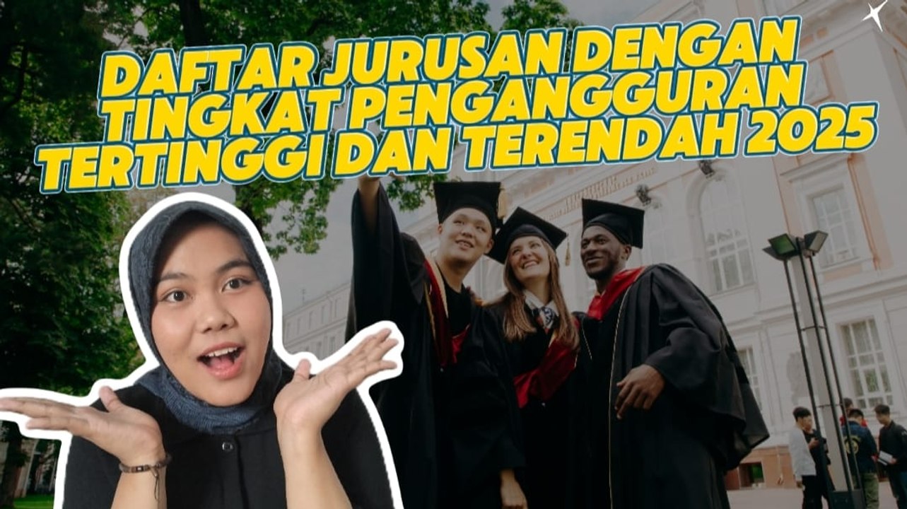 Daftar Jurusan dengan Tingkat Pengangguran Tertinggi dan Terendah 2025