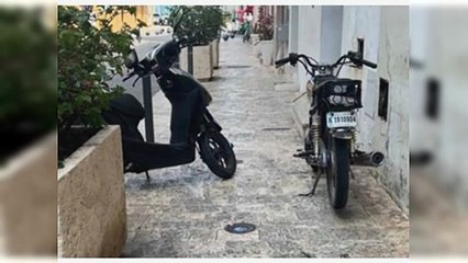 Denuncian invasión de aceras por motoristas en la Ciudad Colonial