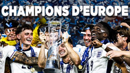 L'Angleterre U21 soulève son trophée de double Champion d'Europe !