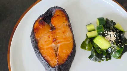 From Sea to Sweet: Miso Black Cod, Wakame Salad