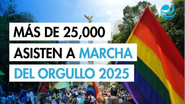 Más de 25,000 personas participan en la marcha del orgullo LGBT+ 2025 de la CDMX