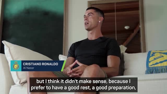 Ronaldo explains decision not to play at Club World Cup