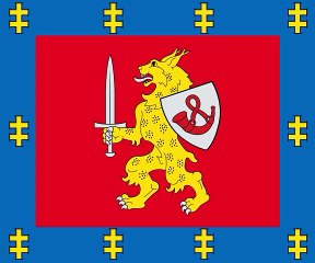 Flag of Taurage County. Bendera Kabupaten Taurage. Taurage County Flag. Flag of County of Taurage. County of Taurage Flag. Tauragės apskrities vėliava. Drapeau du comté de Taurage. Bandeira do Condado de Taurage. Bandera del condado de Taurage. タウラゲ郡の旗