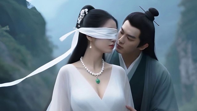 The Legend of the Condor Heroes 神鵰俠侶 小龍女 The little dragon girl Xiaolongnu AI blindfold 小龍女被人蒙住了眼睛，並失去守宮砂 Hong Kong Comic Manga