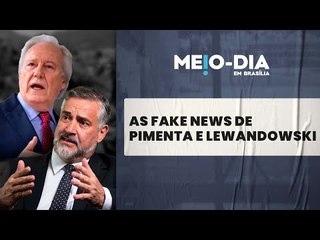 Deputados querem convocar Pimenta e Lewandowski para esclarecer fake news sobre o RS