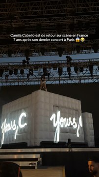 Camila Cabello est de retour sur scène aux déferlantes 🤯😱