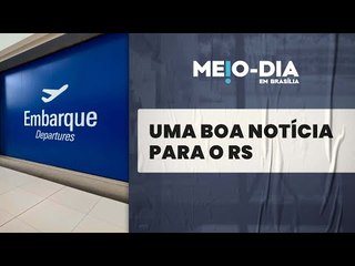 Após chuvas no RS, o aeroporto de Canoas é aberto para operações