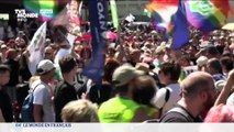 Gay Pride en Hongrie : Malgré l'interdiction proclamée par le dirigeant nationaliste Viktor Orban, près de 200.000 personnes ont marché hier dans les rues de Budapest dans une ambiance festive