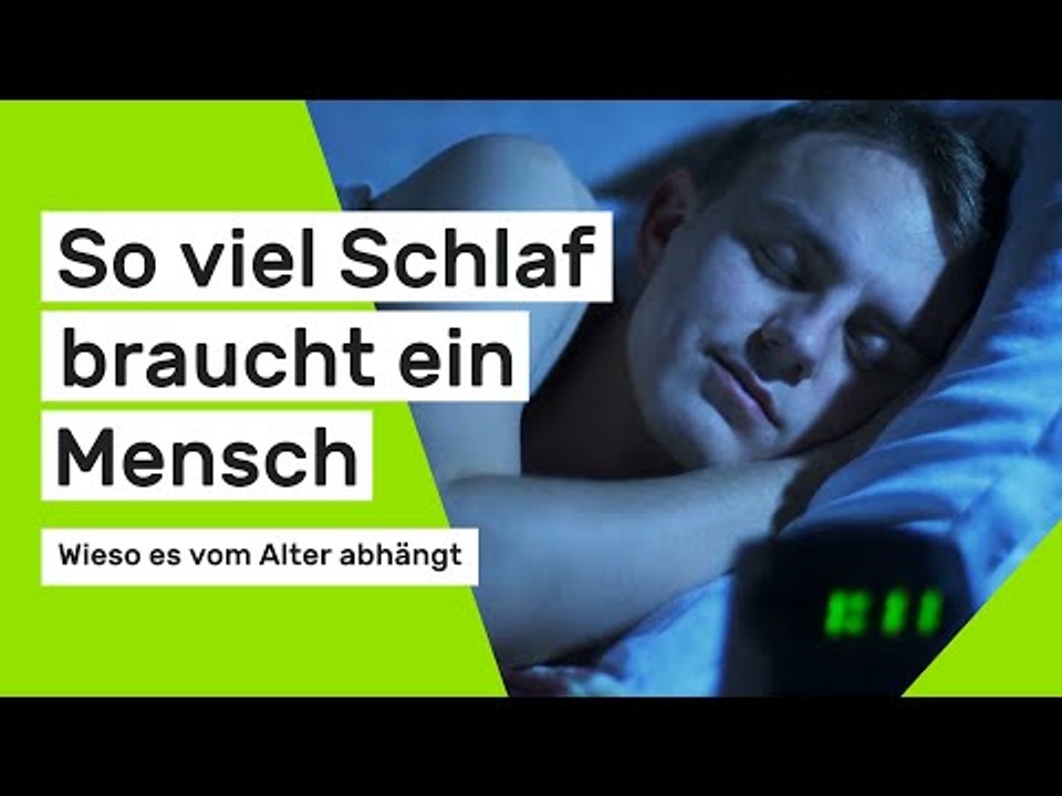 Wie viel Schlaf braucht ein Mensch wirklich?