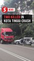 Two die in five-vehicle crash in Kota Tinggi