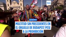 Así fue la manifestación ilegal LGTBIQ+ que llenó las calles de Budapest