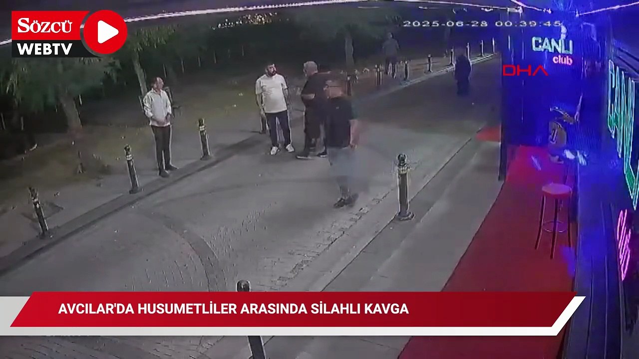 Avcılar'da husumetliler arasında silahlı kavga: 2 yaralı