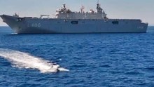 Video: Turks leger gebruikt Bayraktar TB3 om maritieme drone te begeleiden bij precisieaanval