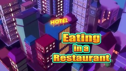 Videogyan Nursery Rhymes - Eating In A Restaurant Song