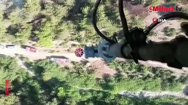 Manisa'daki orman yangını ikinci gününde devam ediyor