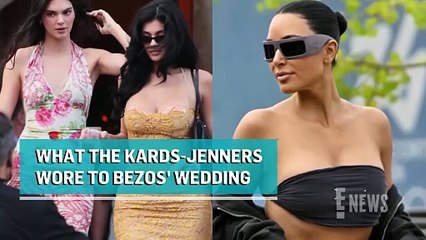See the Kardashian-Jenners Fashion at Jeff Bezos, Lauren Sánchez's Wedding _ E!