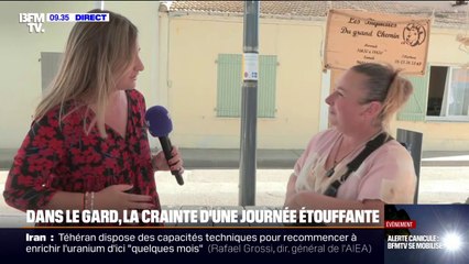 Canicule: les commerçants des marchés s’organisent pour affronter la vague de chaleur dans le Gard