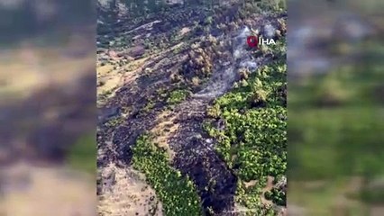 Kepsut’ta Orman Yangınıyla Mücadele Sürüyor