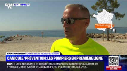 Crème solaire, tente... les conseils du capitaine Delin, chef du service nautique des Alpes-Maritimes, pour se baigner en toute sécurité