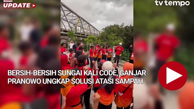 Ikut Aksi Bersih Sungai Kali Code, Ganjar Pranowo Ungkap Solusi Atasi Sampah