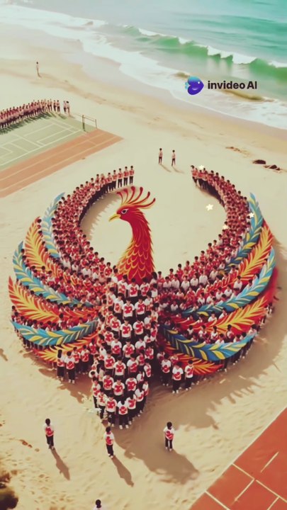 Animal shaped Art dance performance