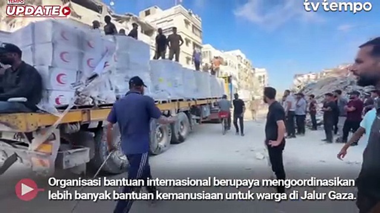 Israel Buka Blokade, Upaya Penyaluran Pasokan untuk Warga di Jalur Gaza