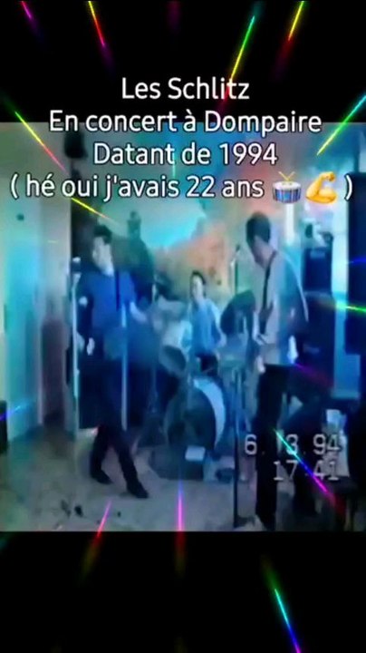 Les Schlitz ( French Band - Début 90's, cette vidéo date de 1994 !! ) 🥁🥢🎸🎙️ )