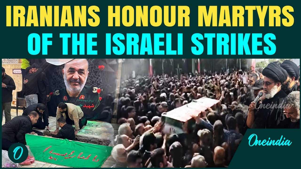 IRAN BREAKING: Massive Crowds Gather in Tehran to Honour MARTYRS of Israeli Aggression