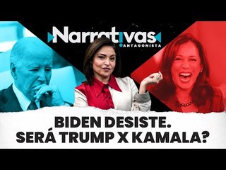 Biden desiste  Será Trump x Kamala? - Narrativas#188 com Madeleine Lacsko