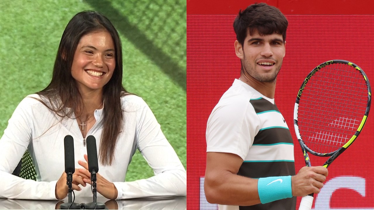 Carlos Alcaraz y Emma Raducanu, los rumores de noviazgo llegan a Wimbledon