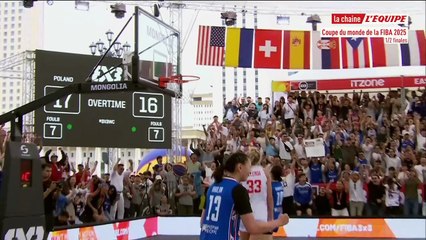 L'exploit historique de la Mongolie à domicile - Basket 3x3 - Coupe du monde (F)