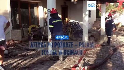 Grecja: Saronikos rozpoczyna oględziny po wielkim pożarze, 40 osób ewakuowanych