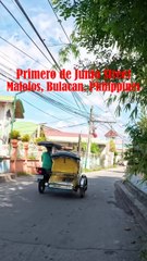 Primero de Junio Street in Malolos, Bulacan in the Philippines