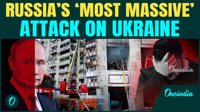 Russia UNLEASHES 537-Weapon Aerial Blitz On Ukraine In BIGGEST Airstrike Since War Began | Kyiv