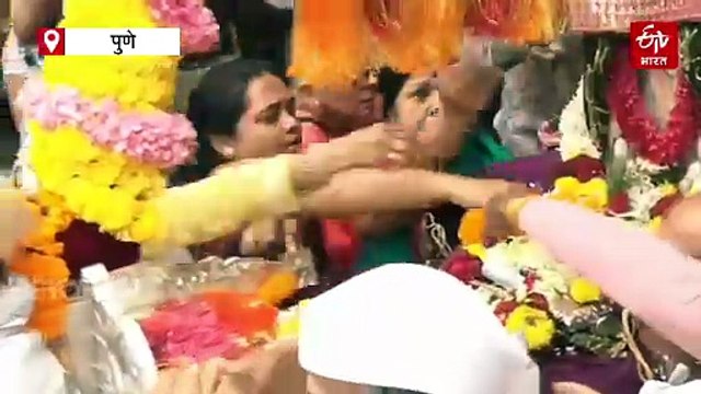 पुणे ते श्री क्षेत्र शिर्डी साईबाबा पालखी सोहळ्याला सुरुवात, पाहा व्हिडिओ