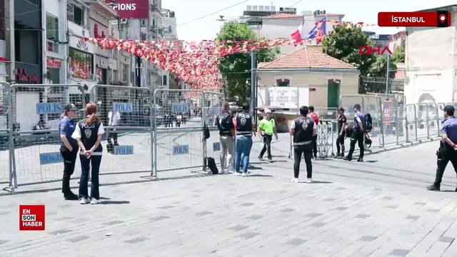 Taksim Meydanı yaya girişine kapatıldı