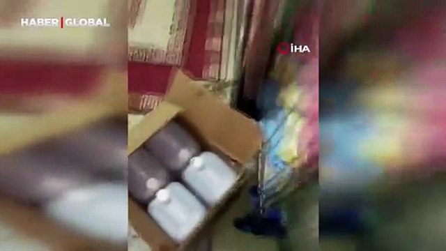 Pazarcı şüpheliye operasyon: Aracından ve evinden sahte içki çıktı