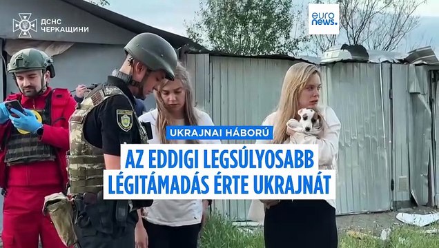 Oroszország az eddigi legnagyobb légicsapást mérte Ukrajnára