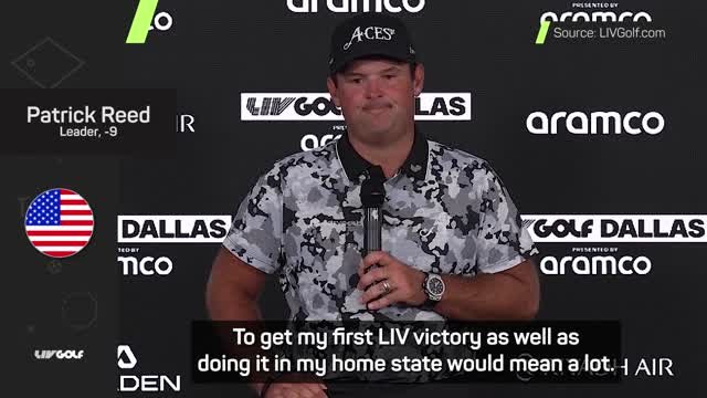 LIV Golf Dallas leader Reed 'trying to stay in the present'