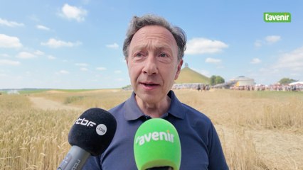 Stéphane Bern, la voix des reconstitutions de la bataille de Waterloo