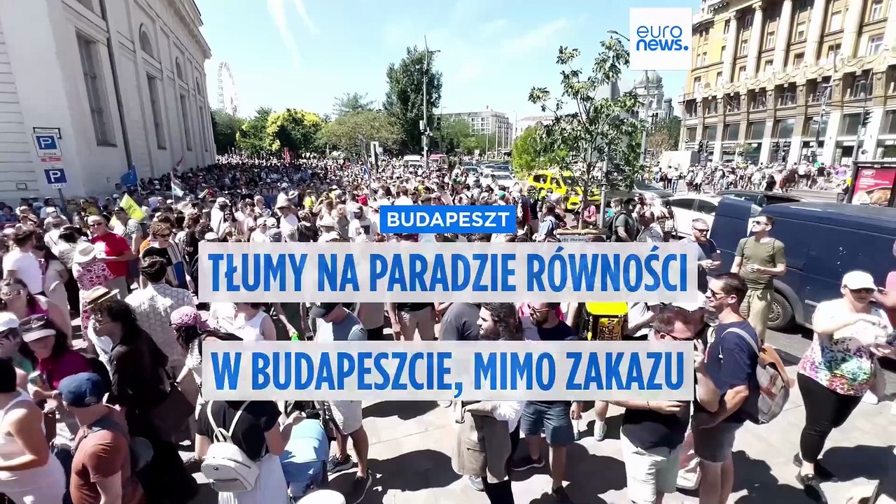 Mimo zakazu Parada Równości przeszła ulicami Budapesztu