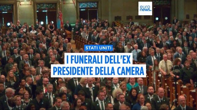 Biden, Harris e Walz partecipano ai funerali dell'ex presidente della Camera del Minnesota Melissa Hortman