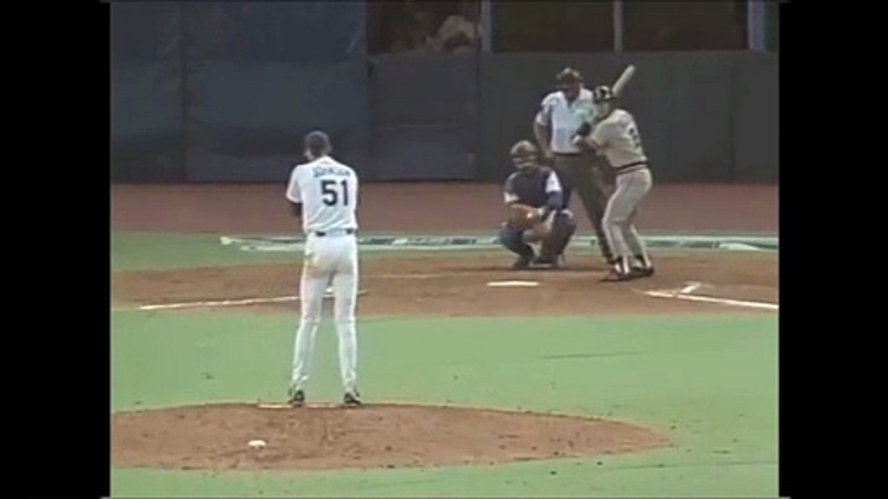 Randy Johnson completes the first no-hitter in Mariners' history (6/2/90)