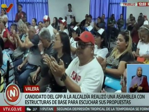 Trujillo | Militantes del municipio Valera reafirman su respaldo al candidato del GPP Alfredy Moreno