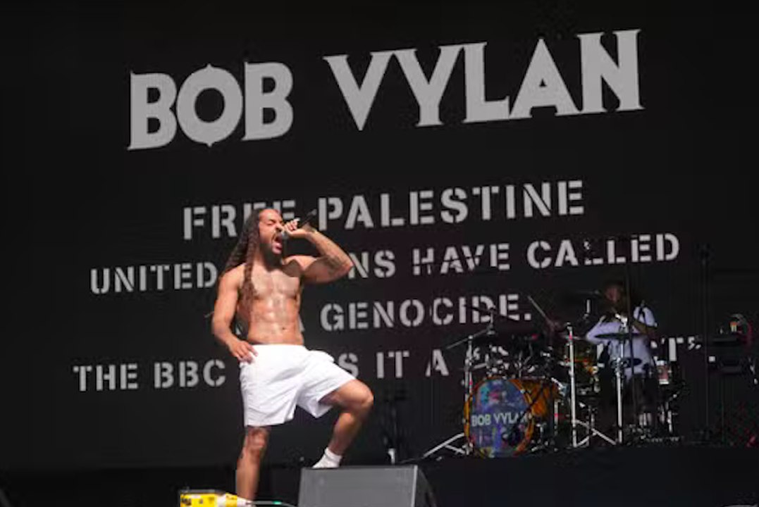 Bob Vylan speech against UK, US, Israel over Gaza at Glastonbury