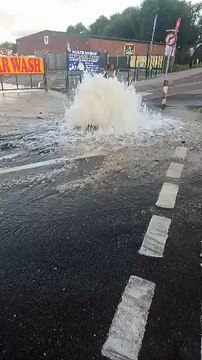 Huge Doncaster city centre water main burst causes disruption
