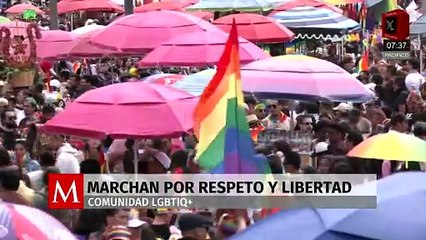 Comunidad LGBTIQ+ marchó por respeto y libertad en CdMx