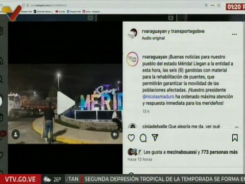 Arriban a Mérida materiales estratégicos para la recuperación de puentes vehiculares
