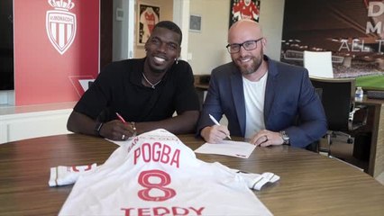 Paul Pogba unveiled at Monaco