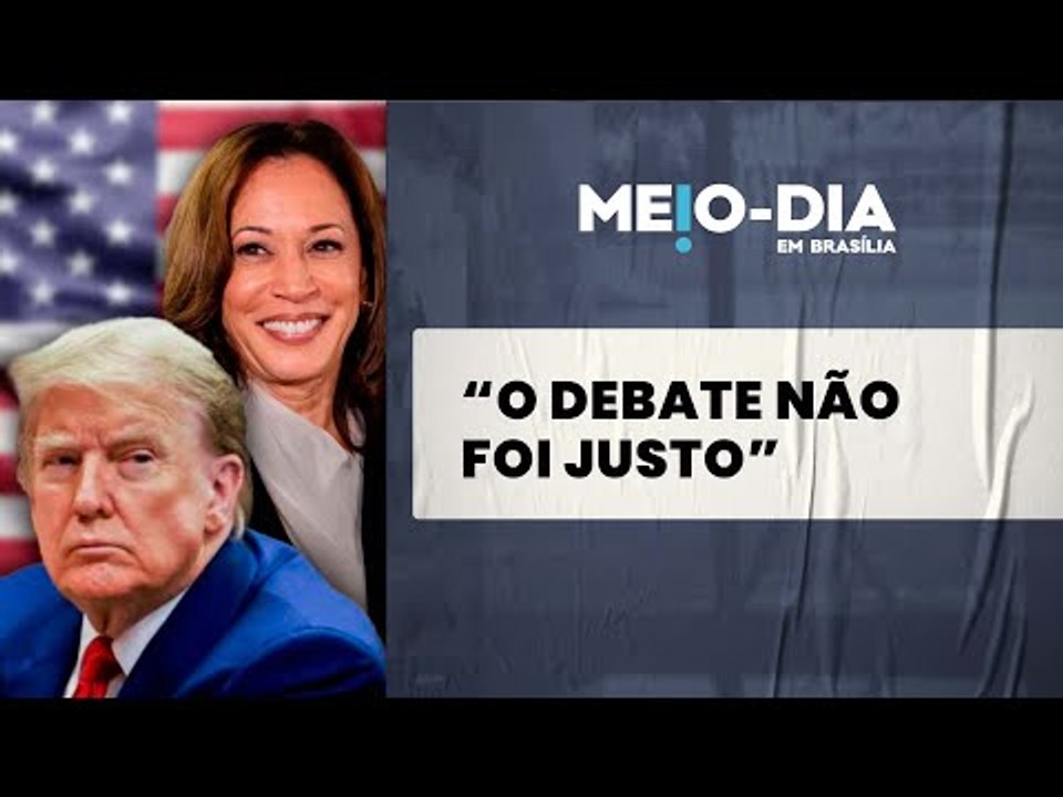 Eleições EUA: "O debate de Kamala e Trump não foi justo", diz Alexandre Borges
